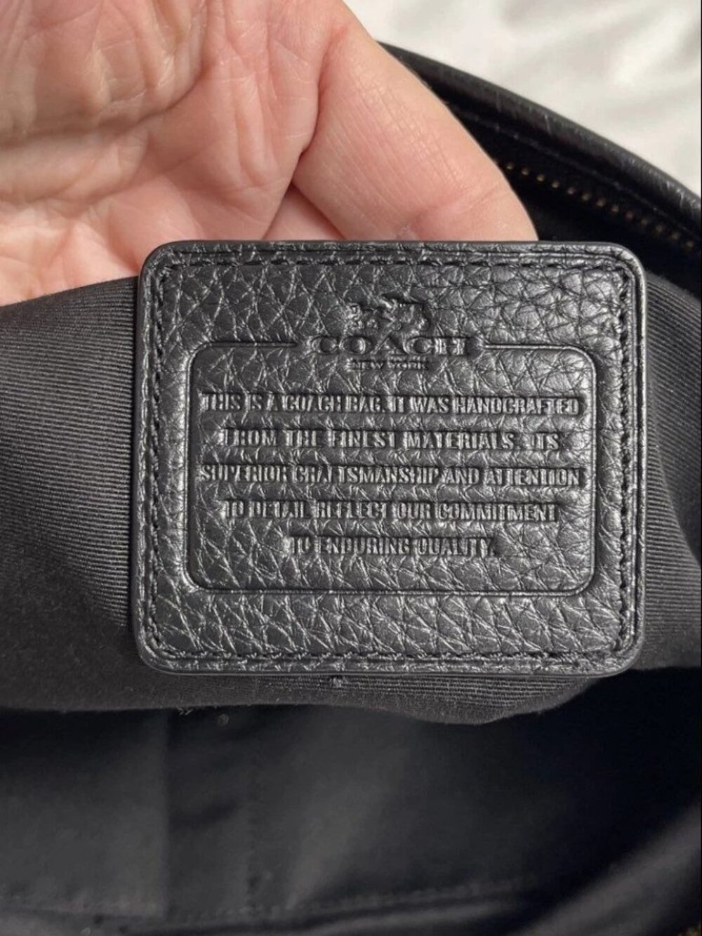 Coach Black Pebbled Leather Kelsey Satchel Crossbody Bag - Picture 3 of 4